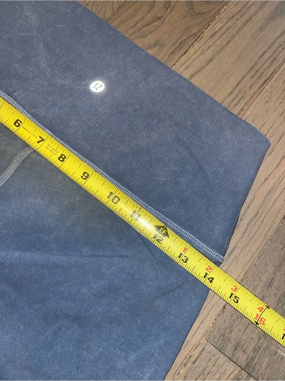 Lululemon Size 6 High Rise Leggings Dusty Slate Blue Gray 28”